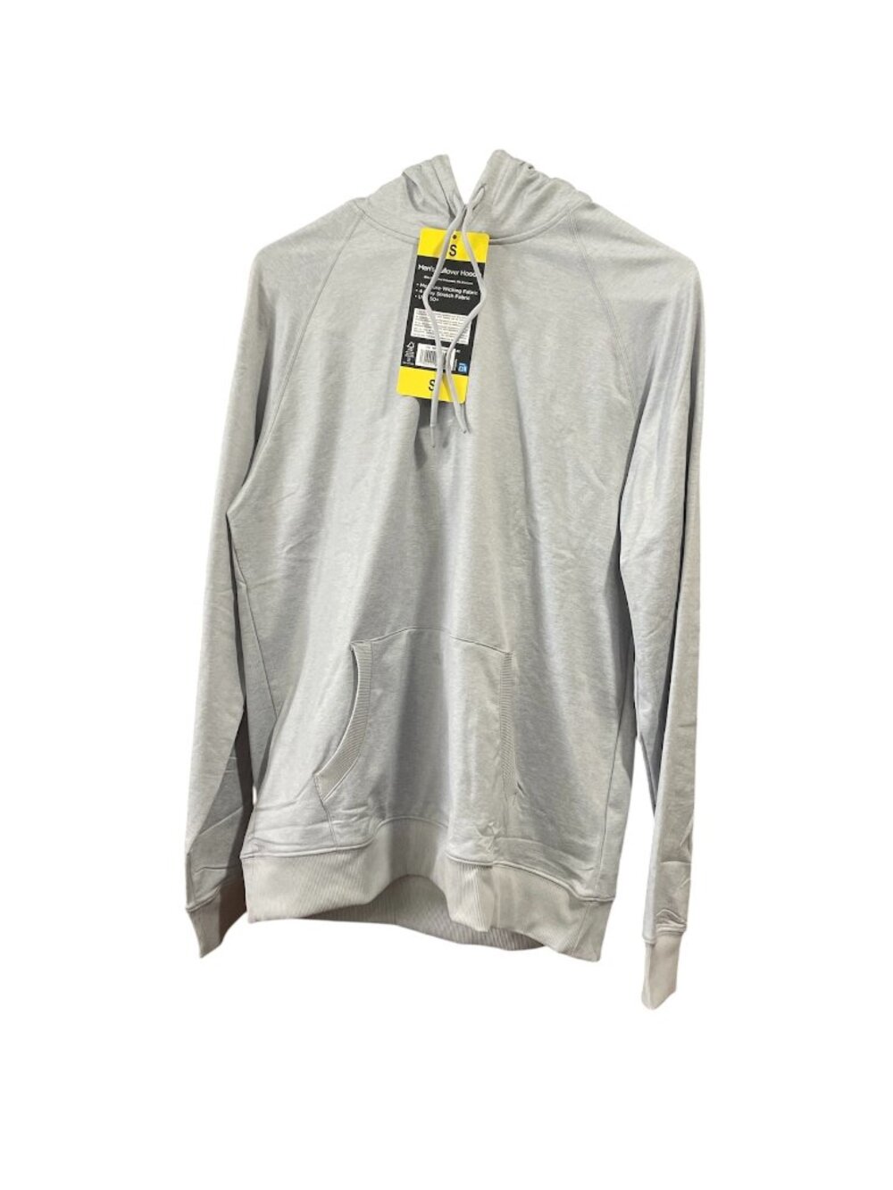 Men's Pullover Hoodie, Krikland Signature S, Gray, NWT